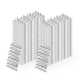 MOZCORN Truss Plates 2x4, 30 Pcs Pronged Truss Mending Plate with Staggered Nail Teeth, Steel Mounting Brackets for Roofing Wood Connector, 20 Ga Thickness