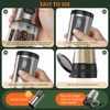 Electric Salt and Pepper Grinder Set 2 Pack, Adjustable Grinding
