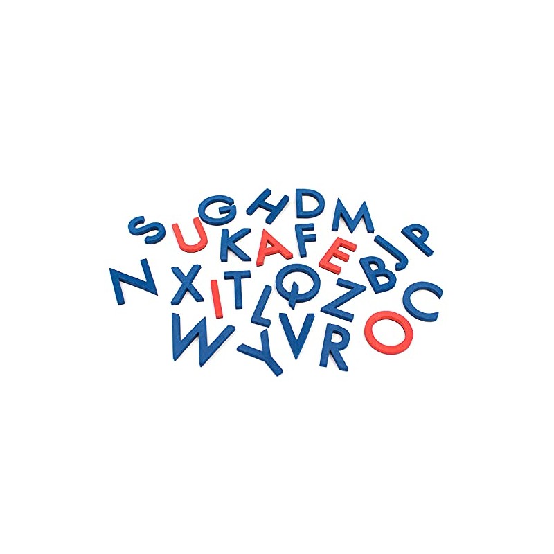 Junior Learning JL608 Rainbow Capital Letters Magnetic Resource, Multicolor