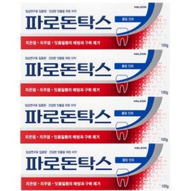 Parodontax Cooling Mint Toothpaste 100g x 4 Packs Gum Disease Fluoride / 파로돈탁스 쿨링민트 치약 100g x 4개 잇몸질환 불소