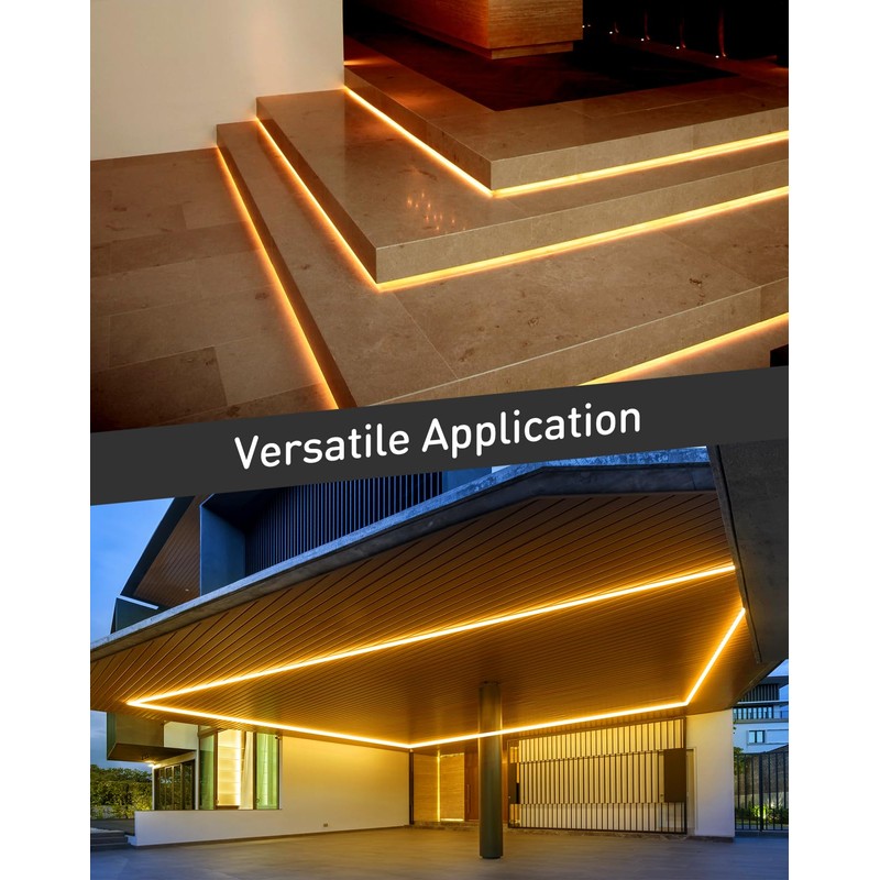 Shine Decor LED Rope Lights AC 120V, Connectable & Cuttable