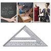 IKAAR Carpentry Square Carpenter Triangle Ruler Metal Ruler Speed Square