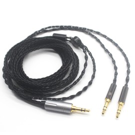 Youkamoo 3.5mm Headphone Replacement Cable Compatible for Hifiman Sundara, Ananda, Arya, HE400SE, HE4XX, HE-400i Headphones (Dual 3.5mm Male Version) 6.6 ft (2.02 m)