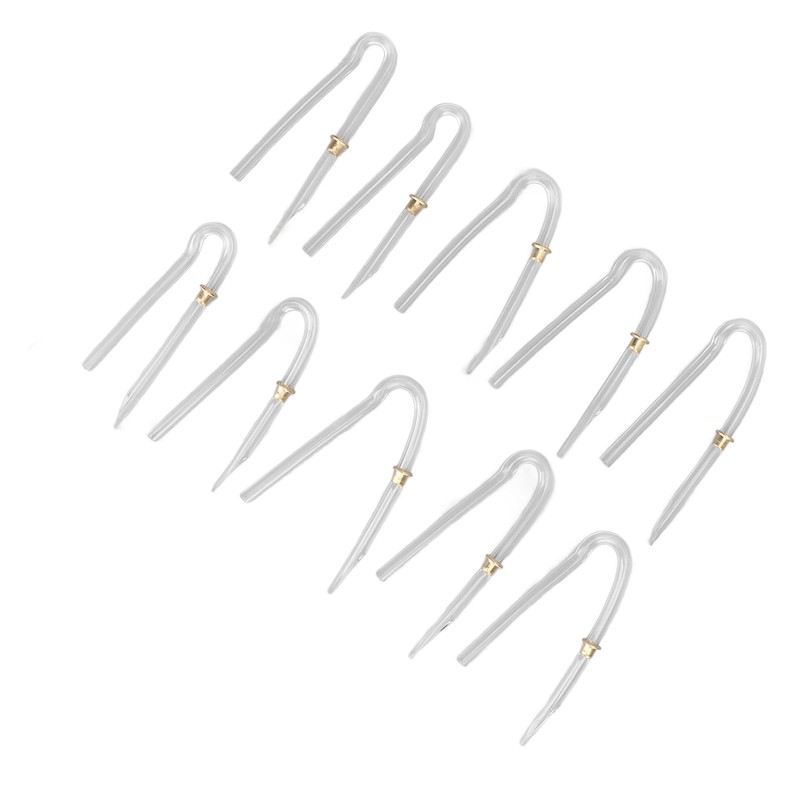 10pcs Preformed Earmold Hearing Aid Tubes Professional BTE Hearing Aid