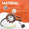 HANQIMOTO GY6 Stator,Gy6 150cc Performance Parts,12 Pole 5 Wire Direct