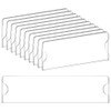Fowecry Acrylic Name Plate Holder Clear Acrylic Plastic Sign Holder