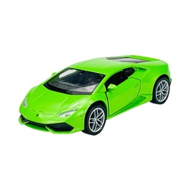 Welly Model Car Compatible with Lamborgihini Huracan Coupe Green LP 610-4 from 2014 Approx. 1/34-1/39 Metal Die Cast