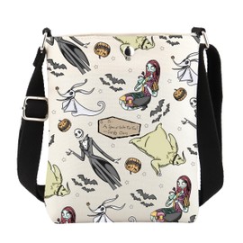 The Nightmare Crossbody Bag Oogie & Sally & Jack & Zero Merchandise Nightmare Fans Gift (Nightmare MB CA)