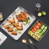 QANYEGN Stainless Steel Deep Baking Pan, Square Baking Brownie Pan
