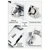 I-EASYDWW, Keyed Hasp Locks, 3 Inch, Twist Knob Keyed Locking