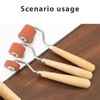 GIONAR 3Pcs Rubber Brayer Rollers, Multi-Size Ink Brayer for Printmaking