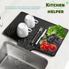 CIEO Silicone Dish Drying Mat for Kitchen Counter, Slope Fast
