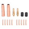 16Pcs MIG Welding Gun Accessory Kit Tip Nozzle Diffuser Adapter