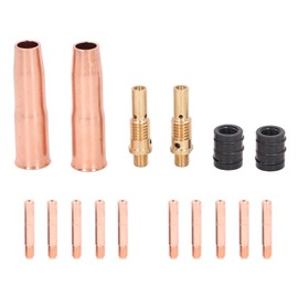 16Pcs MIG Welding Gun Accessory Kit Tip Nozzle Diffuser Adapter Torch Consumables for 200/250 M7