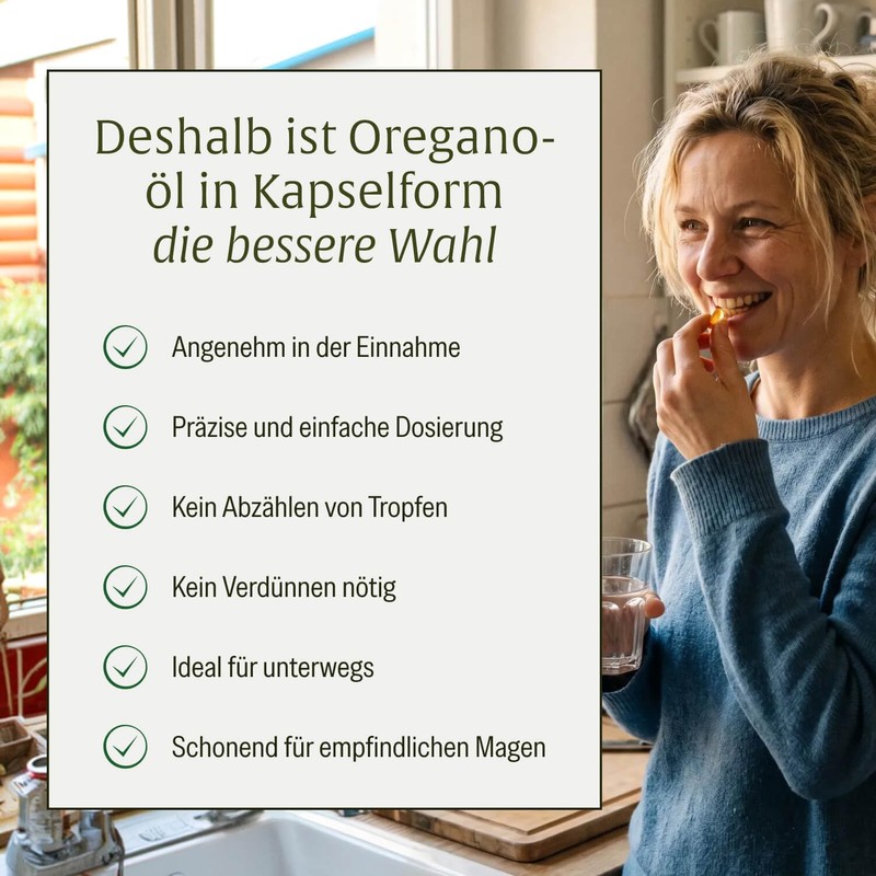 NATURTREU® Oregano Oil Capsules with Vitamin A, 120 Oregano Oil