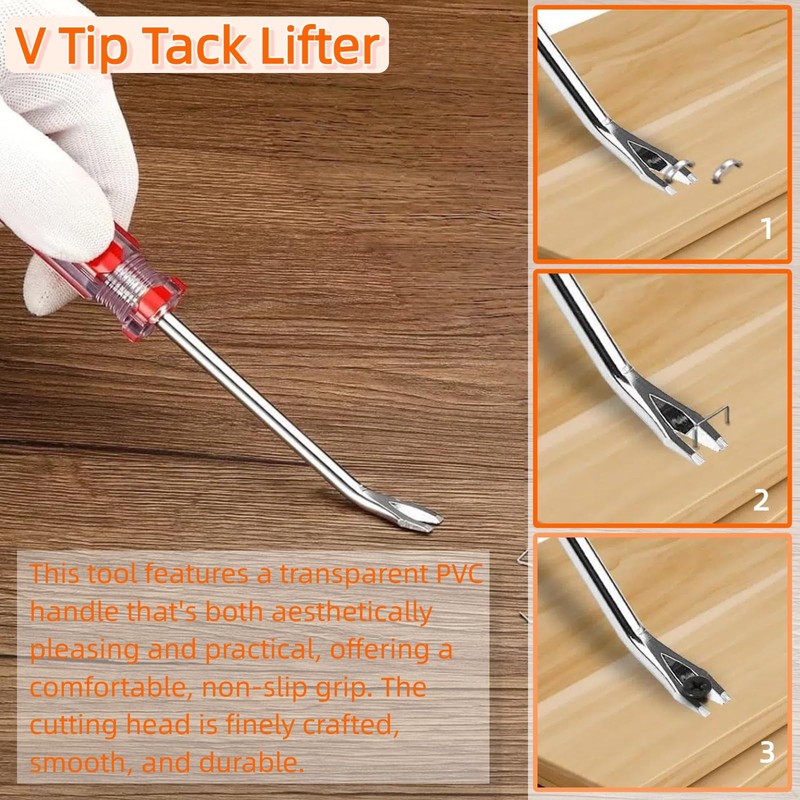 4 Pcs Staple and Nail Puller Tool Kit Set -