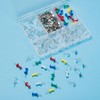 Hudinsun 180 Pcs Push Pins, 4 Styles Thumb Tacks for