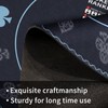 AQQA 47-Inch Round Poker Table Mat with Hand Rankings -