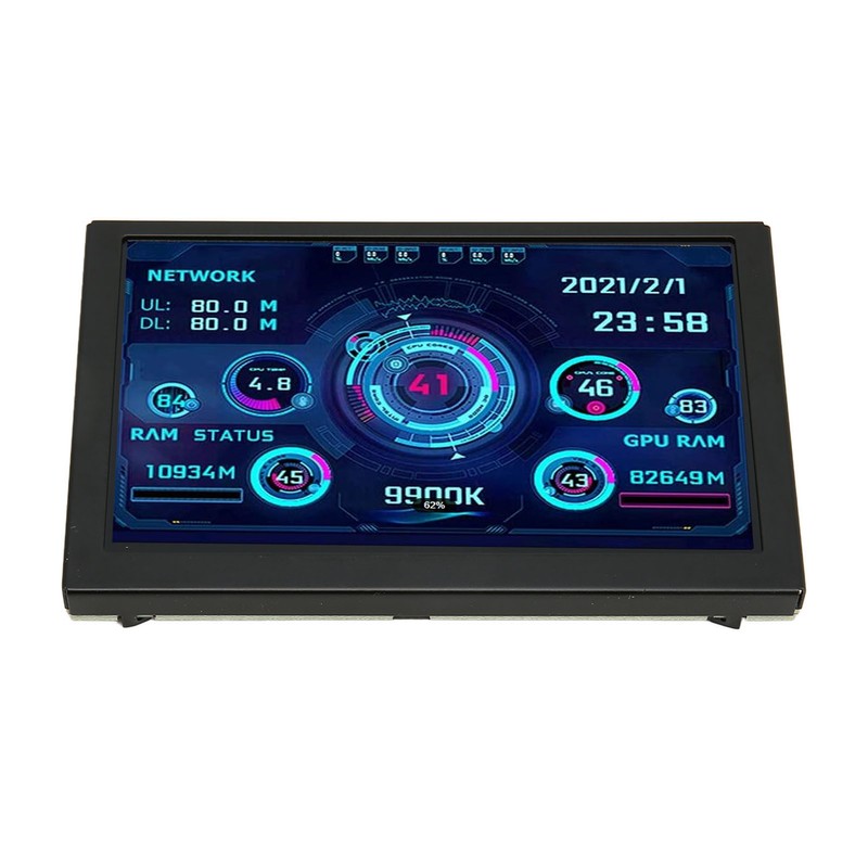5in Computer Temp Monitor IPS USB Mini Screen PC Sensor