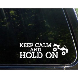 Keep Calm and Hold On 8 Inches