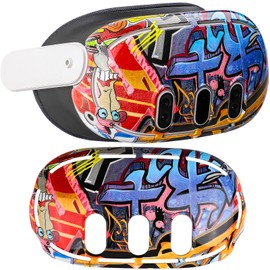 MIOKAU Hard Shell Protector Case Cover for Meta Quest 3,VR Headset Protector for Oculus Quest 3,Accessories for Quest 3 (Colorful)