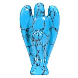 Morella Gemstone Angel Lucky Charm Guardian Angel to Take Away 3.5 cm in Velvet Bag