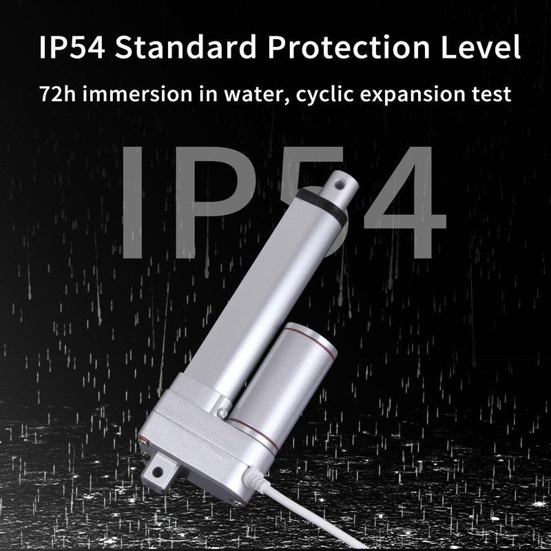 Juyancao 1000N 300mm 12“Electric Linear Actuator Motor, 12V High Load