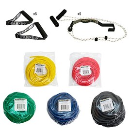 CanDo 10-5048 Shoulder Pulley Set, Yellow/Red/Green/Blue/Black