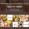 100pcs Unbleached Air Fryer Liners, Vancens 7.5 inches Bamboo Steamer