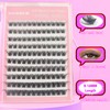 DAODER Self Adhesive Eyelashes Cluster | Wispy Natural Look |