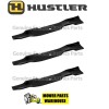 HUSTLER (3) GENUINE OEM HUSTLER MOWER MULCHING BLADES 797704 54"