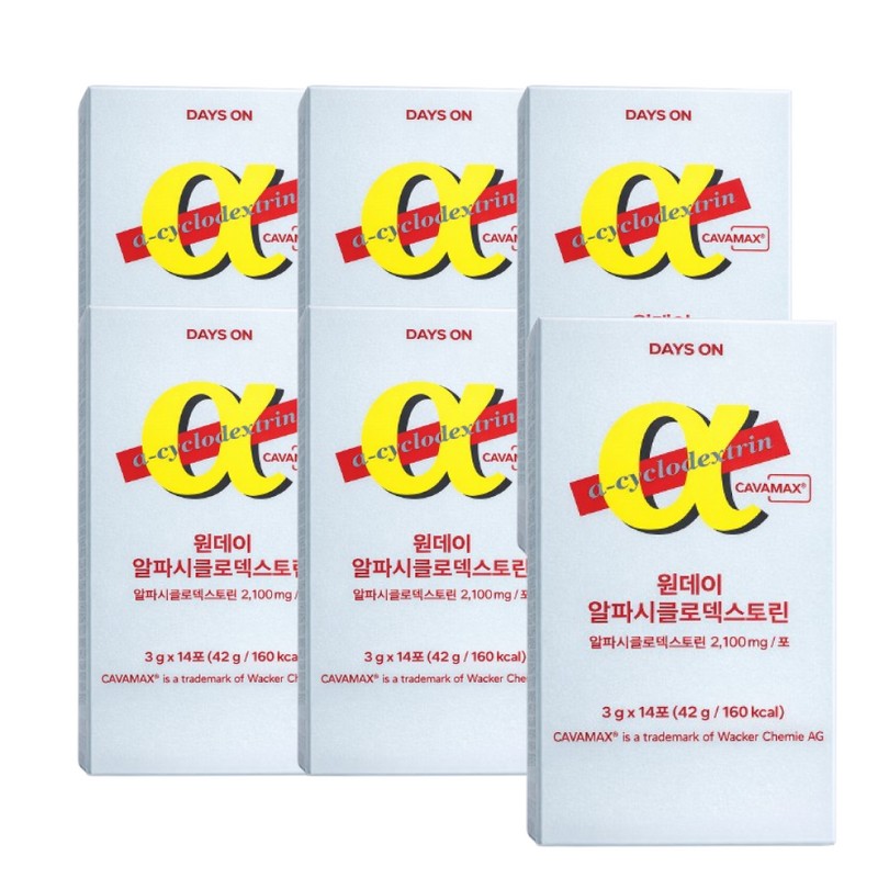 Novarex Co., Ltd. Days On One Day Alphacyclodextrin 3g x