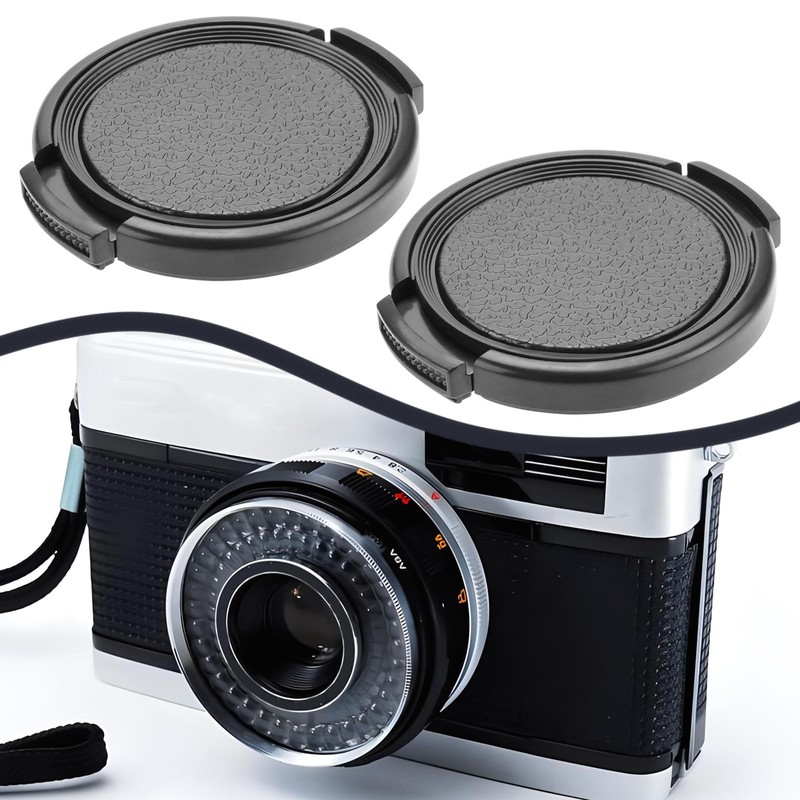 Create idea Pack of 2 43 mm Lens Cap Snap-on