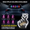 KaiDengZhe Finger Heart Car Window Light, Solar-Powered Wireless LED Heart
