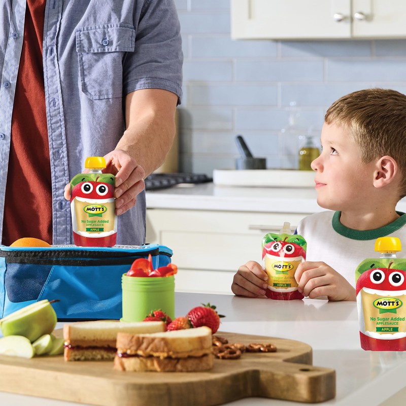 Mott's Original Applesauce, 3.2 Oz Clear Pouches, 48 Count (4