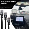 DEARCOOL 16.5" Radar Detector Hardwire Power Cord Mirror Wire Plug