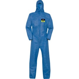 Uvex 5/6 Air Chemical Protective Suit - Blue Disposable Jumpsuit - Particulate Proof XL