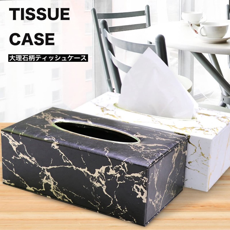Queen-b Tissue Case, Marble Gold Box, Tissue Holder, Cover Case,