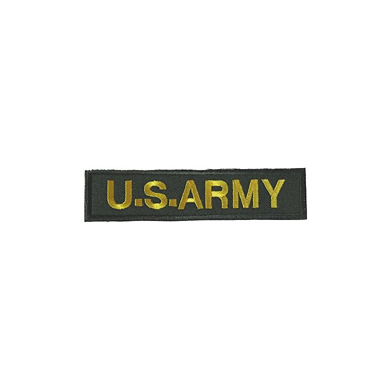 Velcro Patch Military Tag U.S. ARMY (1 Green Yellow)