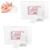 2 Pack De Toallas Gasitas Para Uñas Manicure Gel(sin Pelusa)