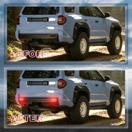 Auto Rear Bumper Reflector Brake Lights fit For 2025 2026 Toyota 4Runner