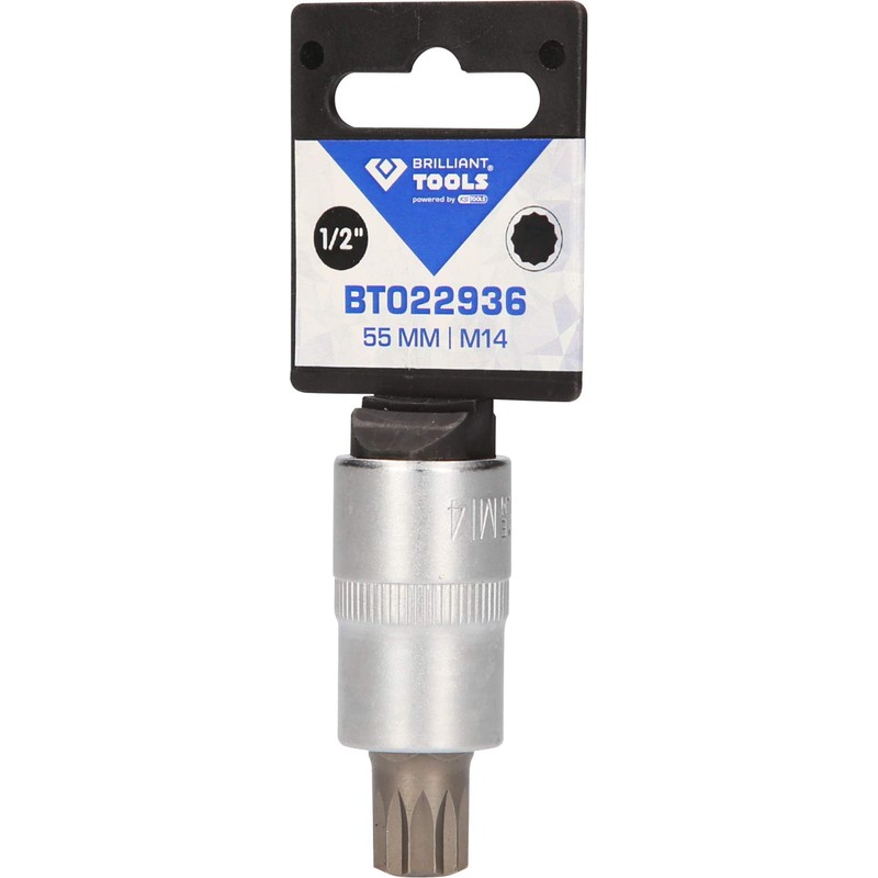 Brilliant Tools BT022936 1/2 Inch Bit Screwdriver XZN 55 mm