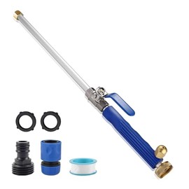 Jet Nozzle for Garden Hose Power Washer Wand Hydro Jet High Pressure Power Washer Tools with 2 Different Nozzles and Hose Quick Connectors