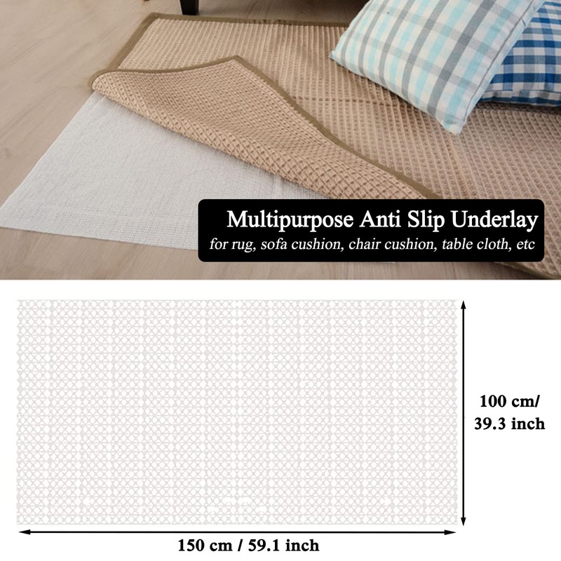 Carpet Non-Slip Mat 100 x 150 cm Premium Carpet Underlay