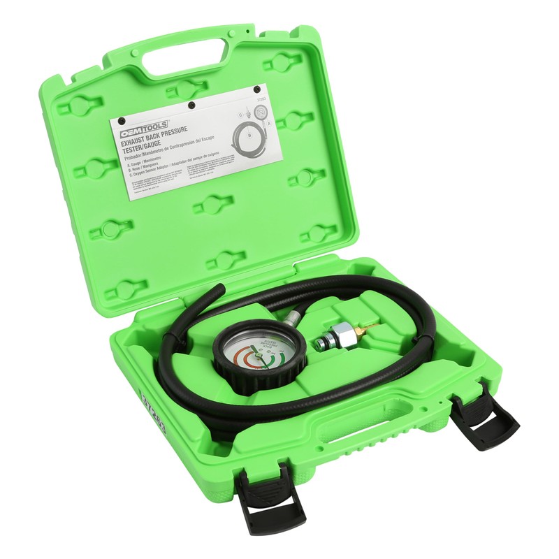 OEMTOOLS 37263 Exhaust Back Pressure Tester/Gauge Kit, Exhaust Gauge Diagnoses