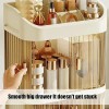 Organizador De Maquillaje 3 Capas Con Puerta Transparente