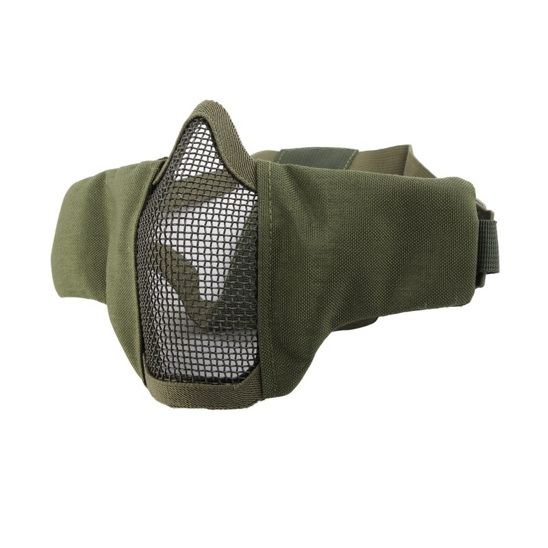 V10 Half Face Steel Mesh Breathable Protective Face Guard Competition