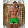 AIMPACT Men's Sports Running Shorts Mesh Quick Dry Shorts, Green