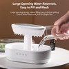 Irishom Raindrop Humidifier Machine LED Lights Drip Music Bedroom (US