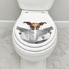 Elongated Toilet Seat Dog Jack Russel for Dog Lovers